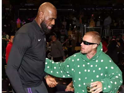 LeBron James and Justin Bieber Courtside Encounter at Lakers vs Magic Game