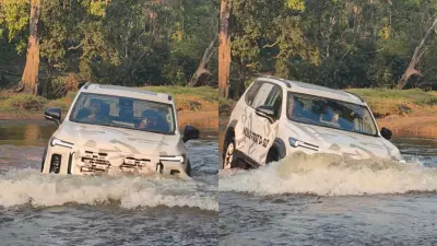 MG Majestor SUV India Launch Set for Feb 2026, Spotted in Deep Water Testing