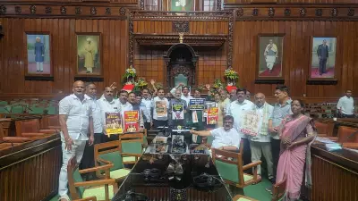 Opposition Stages All-Night Protest at Vidhana Soudha Over Excise Scandal