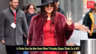 Priyanka Chopra's Pirate-Core Fashion Stuns New York Amid Blizzard