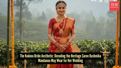 Rashmika Mandanna's Kodava Bridal Saree: Unveiling Coorg's Royal Wedding Tradition