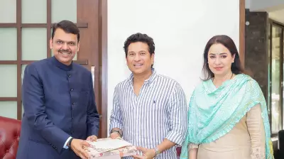 Sachin Tendulkar Meets Devendra Fadnavis, Extends Wedding Invite for Son Arjun
