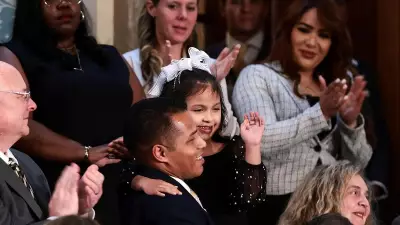 US President Donald Trump Honors Girl Injured by Illegal Indian Truck Driver