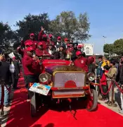1914 John Morris Fire Engine Wins Dual Trophies at Prestigious Vintage Car Rally