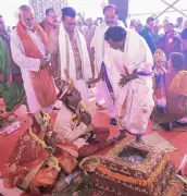 201 Couples Wed at Tara Tarini Temple as Odisha CM Launches Kanya Bibaha Yojana