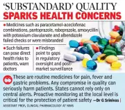 35 Drugs from Telangana Flagged as Substandard, Raising Patient Safety Concerns