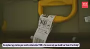Airline Baggage Tags Hold Personal Data: Experts Reveal Privacy Risks and Safe Disposal