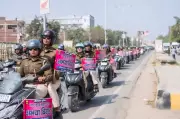 Aurangabad's Abhaya Brigade: Women Police Scooter Rally Boosts Public Safety Confidence