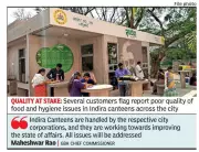 Bengaluru's Indira Canteens Face Food Quality, Infrastructure Woes Amid High Demand