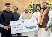 Bihar CM Nitish Kumar Honors U-19 World Cup Hero Vaibhav Sooryavanshi with Rs 50 Lakh Award