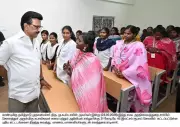 CM Stalin Inaugurates 31.45 Crore College Buildings, AC Bus Stop in Kolathur