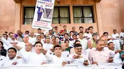 Congress MLAs Protest in Rajasthan Assembly Over India-US Trade Deal
