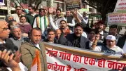 Congress Stages District-Level Protest in Karnal Against MGNREGA Renaming