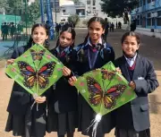 DC Model School Panchkula Hosts Vibrant Kite Flying Competition for Students