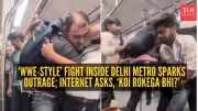 Delhi Metro Brawl Goes Viral, Sparks Public Outrage Over Commuter Safety