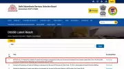 DSSSB Releases Account Assistant Cum Cashier Tier-I Marks and E-Dossier Upload Notice