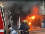 Electrical Fire Destroys Mobile Shop in Hyderabad's Kukatpally Complex