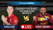 England vs West Indies T20 World Cup 2026 Live: Crucial Clash in Mumbai for Points