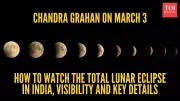 First Lunar Eclipse of 2026 Visible in India on March 3: Timings and Viewing Guide