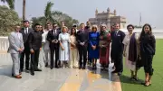 French President Macron Hosts Bollywood Stars Over Indian Lunch in Mumbai