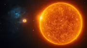 Giant Star WOH G64 Shifts from Red Supergiant to Yellow Hypergiant in Cosmic Surprise
