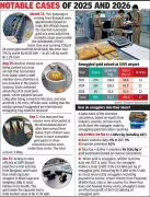 Gold Smuggling Crackdown: Ahmedabad Airport Seizes Rs 96 Lakh in Undeclared Bars and Paste