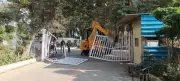 Gurgaon Authorities Demolish 13 Unauthorized Gates, Clear Green Belt Encroachment