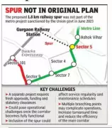 Gurgaon Metro Spur to Railway Station Shelved, World Bank Suggests Separate Project