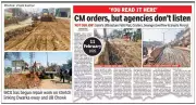 Gurgaon Road Repair Work Begins After CM's Directive, Exposing Agency Blame Game