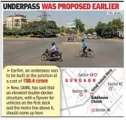 Gurgaon's Bakhtawar Chowk Underpass Plan Stalls as GMRL Proposes Double-Decker Structure