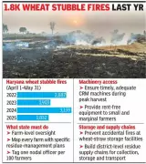 Haryana Launches Farm-Level Mapping to Combat Wheat Stubble Burning Pollution