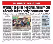 Haryana Rights Panel Demands Free Body Transport Policy for Poor Patients