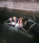Haryana Villagers' Heroic Canal Rescue Saves Six from Sinking Car