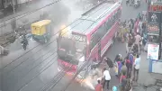 Heroic Delivery Boy and Locals Rescue Passengers from Blazing Bus in Kerala's Palakkad