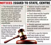 Himachal HC Orders State to Clear Pending Ayushman Bharat, Himcare Hospital Payments