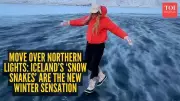 Iceland's Viral 'Snow Snakes': A Mesmerizing Natural Winter Phenomenon Explained