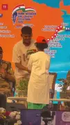 India U19 Cricket Captain Ayush Mhatre Attends CISF Coastal Cyclothon Event