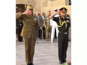 Indian Army Chief Gen. Dwivedi Holds Talks with Australian Counterpart Lt. Gen. Stuart