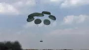 Indian Army Tests Indigenous Parachute System for BMP Airdrop from C-17
