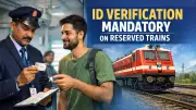 Indian Railways Mandates ID Verification for Reserved Trains in Border Regions