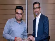 Jay Shah Hosts Google CEO Sundar Pichai in Ahmedabad During India-South Africa Match