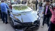 Kanpur Lamborghini Crash: Driver Mohan Claims He Was Driving, Not Shivam