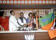 Kasturi Goswami, Daughter of Late Left Minister, Joins BJP in Kolkata