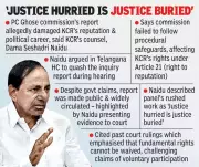 KCR's Counsel Slams Kaleshwaram Probe Commission in Telangana High Court Hearing