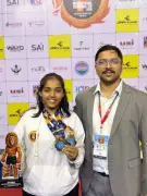 Khushi Panchal Wins Gold, Honors Late Father's Kickboxing Dream