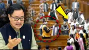 Kiren Rijiju Condemns Congress MPs' Conduct in Lok Sabha, Shares Video Evidence