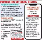 Kolkata Civic Body Cracks Down on Birth Certificate Racket, Installs CCTV