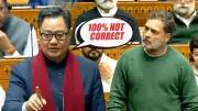 Lok Sabha Clash: Rahul Gandhi vs Kiren Rijiju Over Speaker's Commitment