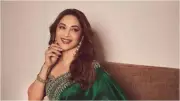 Madhuri Dixit Mesmerizes Mumbai with Iconic Dance, Unveils New Series 'Maa Behen'