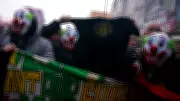 Manchester United Fans Stage Clown Mask Protest Against Glazers and Ratcliffe